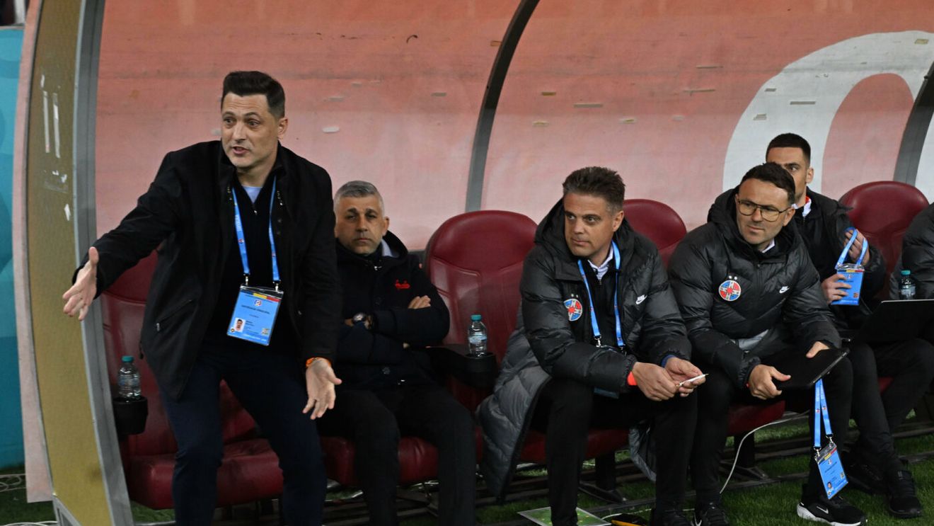 Mirel Rădoi, e greu cu 4-4-2. FCSB s-a chinuit cu Metaloglobus și finul are mult de muncă pentru a-l ține pe naș departe
