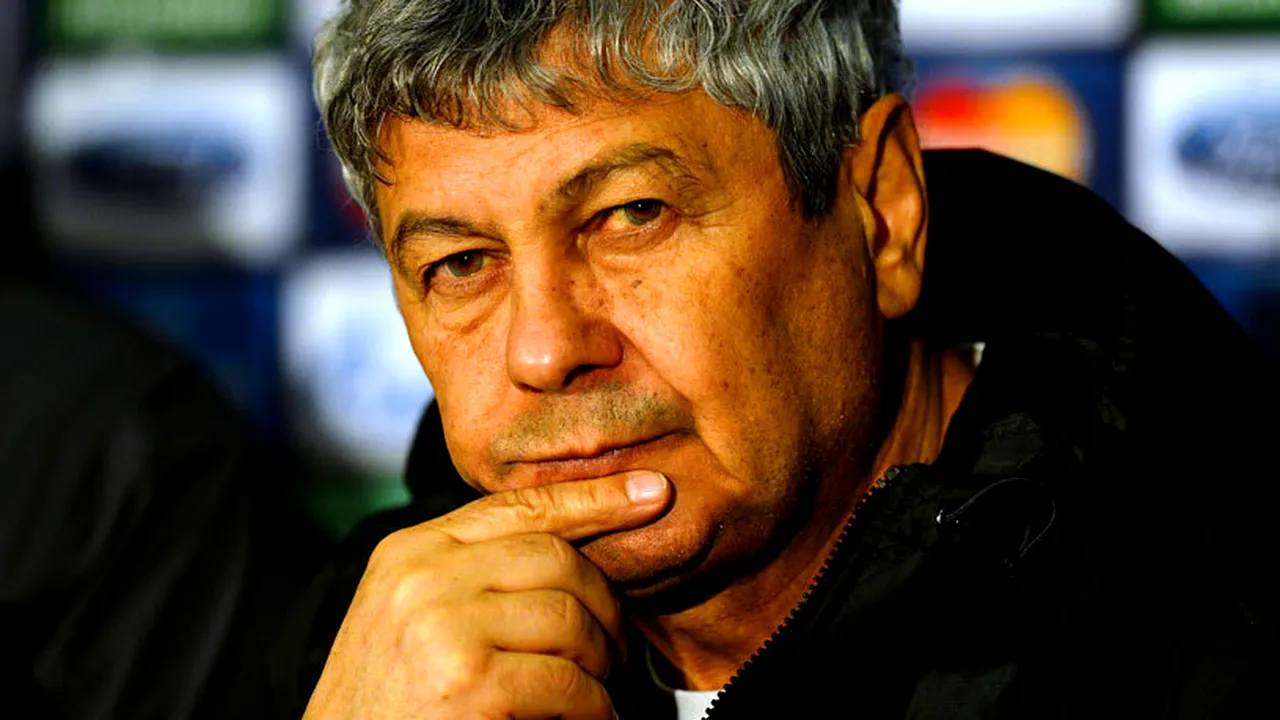 Momentul de reculegere dinaintea partidei Șahtior - Plzen i-a provocat un zâmbet amar lui Mircea Lucescu