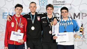 Vlad Covaliu, performanță senzațională la 18 ani: a luat medalia de argint la sabie, la Campionatul European U23 de scrimă