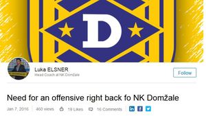 Cum să transferi un fundaș dreapta de pe LinkedIn. Acțiune genială de PR realizată de un club sloven