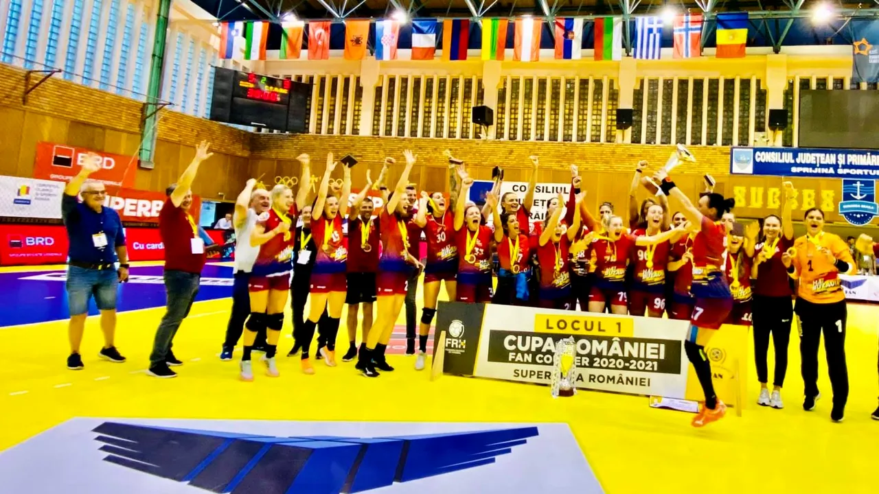 Gloria Buzău a învins CSM București în finala Cupei României la handbal feminin! Surpriză a fost și în finala mică, la HC Zalău – Rapid