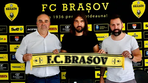 Dan Alexa, prezentat oficial la FC Brașov. ”Chirurgul” nu și-a îndeplinit obiectivul în Liga 3, însă nu e deloc modest: ”Sunt cel mai bun antrenor din Liga 2”