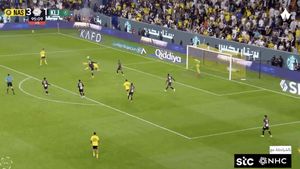 Cristiano Ronaldo, golazo din foarfecă. Va candida la trofeul Puskas cu execuția fabuloasă care i-a înnebunit pe arabi