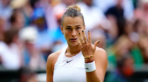 Șoc la Wimbledon: Aryna Sabalenka a ratat calificarea în finală! Cine sunt jucătoarele care se vor duela pentru trofeu