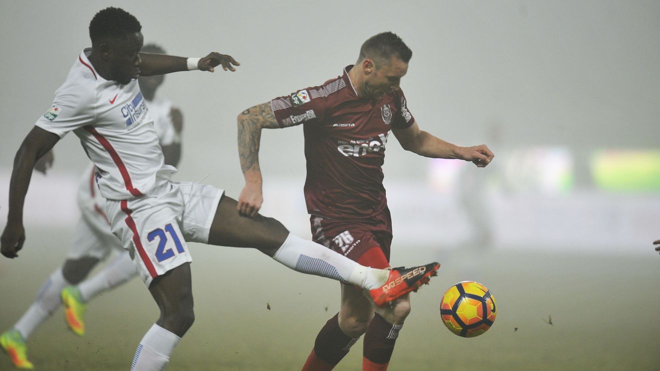 Derby "încins" în Gruia de deciziile arbitrului! CFR Cluj - FCSB 1-1. Alibec, înger și demon la noua echipă: atacantul a debutat cu gol, dar a fost eliminat. Deac a adus un punct gazdelor, dar a avut aceeași soartă