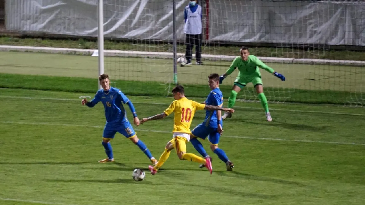 Ucraina U21 - România U21 1-0. Tricolorii, învinși la Kiev după un penalty inventat! Video Online în preliminariile Euro 2021