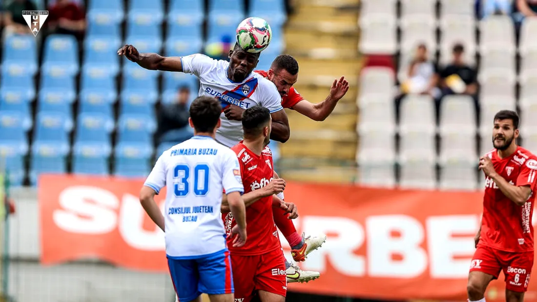 Un fotbalist care a încheiat campionatul cu Gloria Buzău, ales jucătorul sezonului la UTA. Cum a ajuns Joseph Godwin cel mai bun de la arădeni în ediția 2022-2023, deși a bifat doar două apariții în tricoul alb-roșu