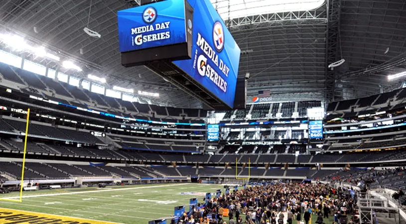 FOTO&VIDEO IMPRESIONANTE** AICI se va disputa Super Bowl-ul! Fă un tur pe arena cu tabela cât un sfert de teren de fotbal