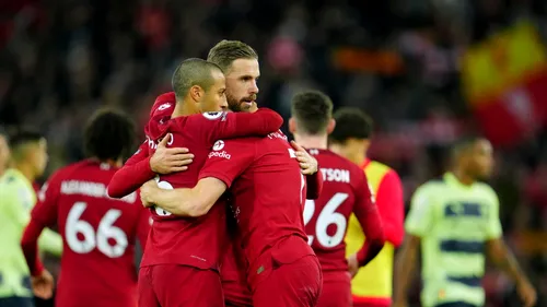 Liverpool, victorie superbă în derby-ul cu Manchester City! Portarul Alisson, assist de zile mari | VIDEO