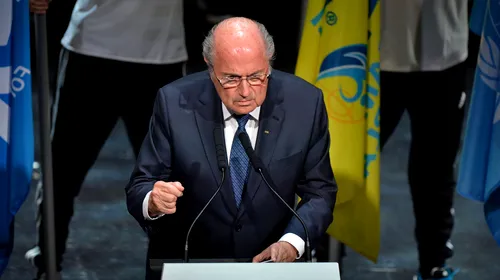 Cutremur în fotbal: Sepp Blatter și-a dat demisia de la șefia FIFA!