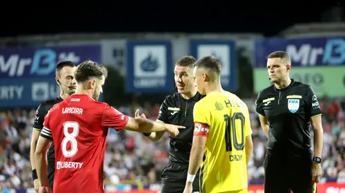 Fază cu scandal! Dinamo a cerut penalty la Musi, dar Szabolcs Kovacs n-a dat: „E fault clar! N-am văzut așa arbitraj tendențios”