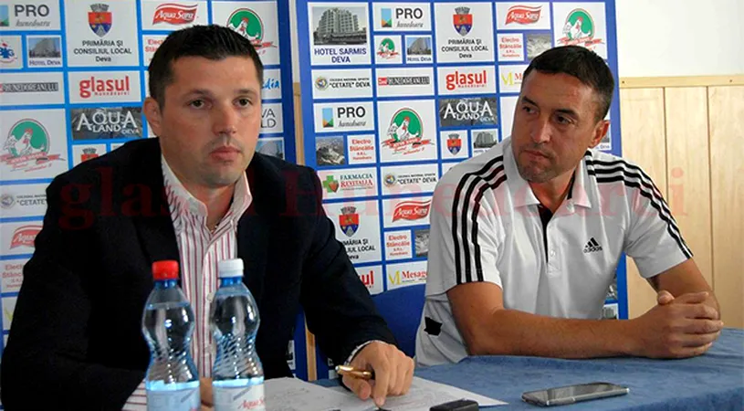 CNS Cetate Deva speră la un nou început! După un start dezastruos, Bobar a adus un antrenor cu licență PRO