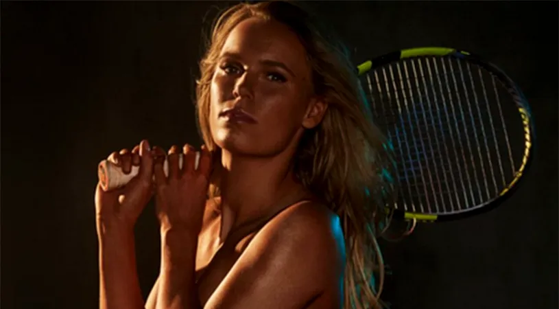 FOTO | Caroline Wozniacki a pozat nud pentru ESPN