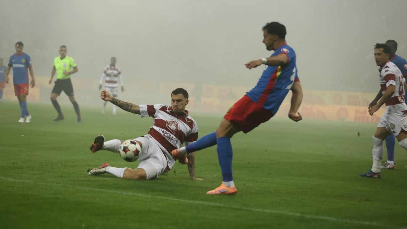 FCSB - Rapid, live în etapa 13 din Superliga. Gol spectaculos pe Arena Națională