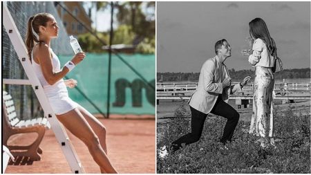 Bat clopote de nuntă în tenis! O vedetă în devenire din circuitul WTA i-a spus „Da!" numărului 23 ATP | GALERIE FOTO