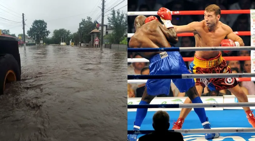 Ciclonul Boris a devastat localitatea natală a lui Lucian Bute. Un bărbat și o femeie au fost luați de viitură