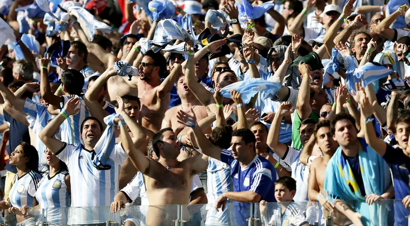 Între 20.000 și 30.000 de fani argentinieni, așteptați la Brasilia