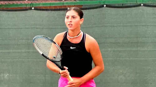 Maria Sara Popa, jucătoarea de tenis Under 18 care performează în circuitele ITF și WTA! A pierdut duminică la Bacău finala IRF W15 | FOTO