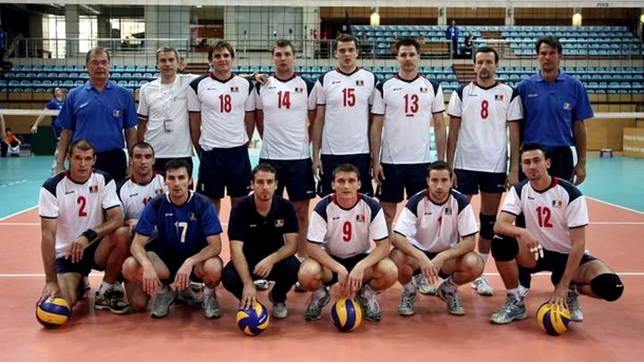 Naționala de volei masculin a României, a șasea înfrângere în Liga Europeană 2012