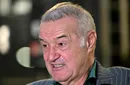 „Steaua va fi. Steaua este. FCSB = Steaua. Fotbal Club Steaua București”. Gigi Becali l-a sfidat încă o dată pe Florin Talpan și a anunțat că va câștiga printr-o hotărâre de la Madrid