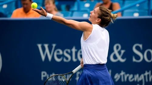 Simona Halep s-a transformat în Serena Williams la Cincinnati! Câți ași a servit în meciul de pomină cu Magda Linette