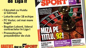 Astăzi îți oferim Suplimentul de Liga I