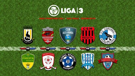 Final de baraj de promovare în Liga 2. Ceahlăul Piatra Neamț, CS Tunari, CSM Alexandria, CSM Reșița și Corvinul Hunedoara urcă în eșalonul secund