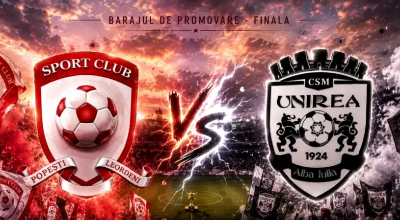 SC Popești Leordeni și CSM Unirea Alba Iulia, anunțuri despre accesul fanii lor pe stadion la finala barajului pentru promovarea în Liga 2
