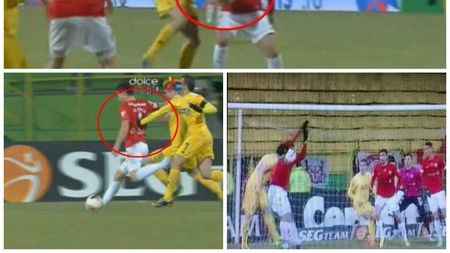 Scandal la Vaslui: Sânmărtean a făcut henț, dar nu s-a dat penalty! Dinamo a fost sancționată pentru același gen de fază