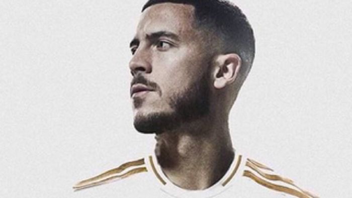 FOTO | Hazard, "prezentat" la Madrid:). Starul belgian, prima poză cu tricoul Realului