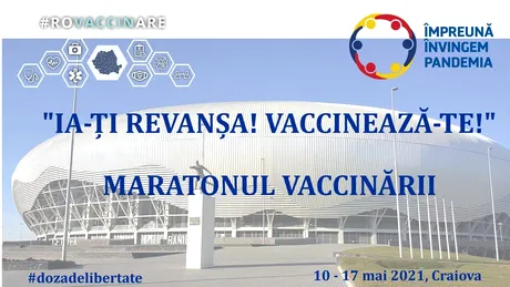 Stadionul ”Ion Oblemenco” găzduieşte două meciuri în timp ce se desfăşoară ”Maratonul de vaccinare”. Jucătorii Universităţii Craiova îndeamnă fanii să se vaccineze