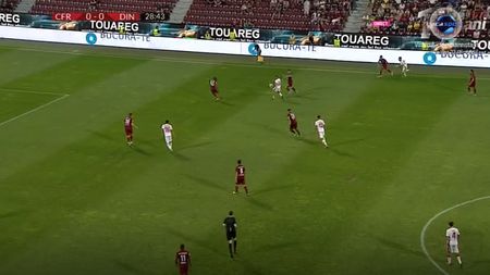 CFR - Dinamo 1-0. Omrani aduce victoria din penalty, cu opt minute înainte de final! "Câinii", în colaps: pe ultimul loc, fără punct și fără gol marcat