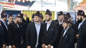 Rugbiștii români au plecat la Cupa Mondială din Anglia purtând căciuli dacice