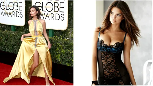 Din Sports Illustrated, pe covorul roșu la Globurile de Aur. FOTO | Cum a apărut Emily Ratajkowski la gala din Los Angeles și imaginile „interzise” surprinse de fotografi