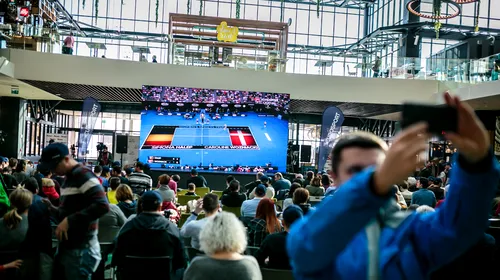 S-a umplut Polivalenta din Cluj pentru partidele de Fed Cup. Spectatorii încep să-și vândă biletele după ce s-a anunțat că Halep nu participă