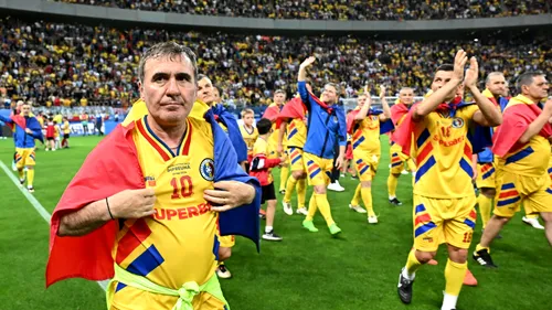 Gică Hagi a luat tricoul unui fotbalist de la adversari, după meciul Generația de Aur - Restul Lumii 3-2. Pentru mulți a fost o surpriză decizia „Regelui”