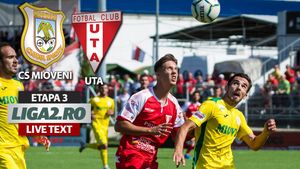 ”Bătrâna Doamnă”, cu un pas în Liga 1! UTA câștigă meciul din deplasare cu CS Mioveni și e aproape promovată