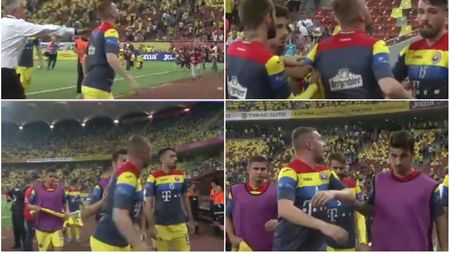 Scene incredibile: Moți, ținut de coechipieri să nu bată un suporter la finalul meciului cu Armenia! "Trebuie să iasă repede și să-și ceară scuze public"