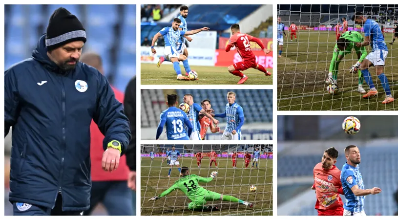Corvinul a primit gol după șapte meciuri și a pierdut după zece jocuri! Florin Maxim, după eșecul cu Gloria Buzău: ”În cele mai multe momente am arătat mai bine! A doua lor reușită, dintr-un penalty care nu a fost”