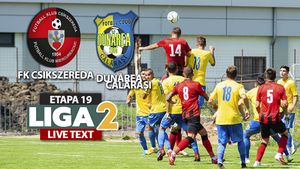 Dunărea Călăraşi câștigă la Miercurea Ciuc și se apropie la un punct de lider. FK Csikszereda rămâne în afara play-off-ului