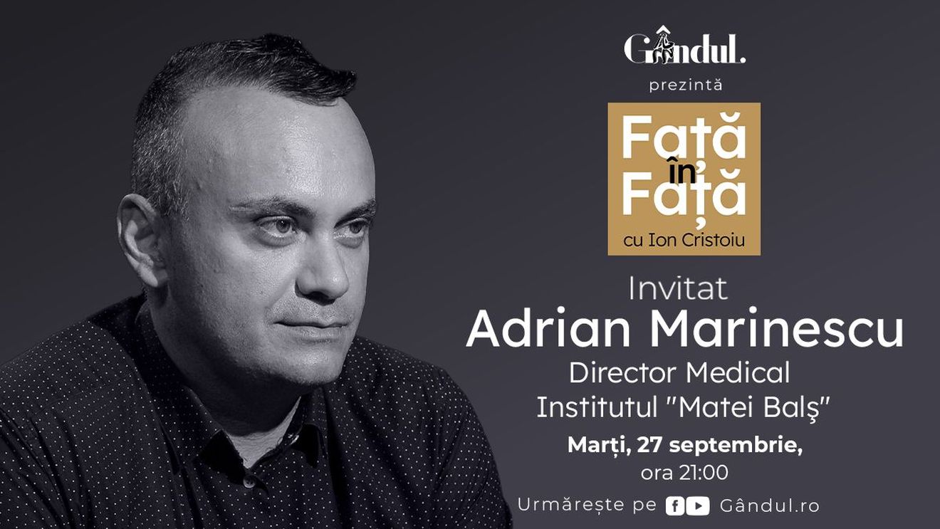 ‘’Față în față cu Ion Cristoiu’’ începe marți, 27 septembrie, de la ora 21.00