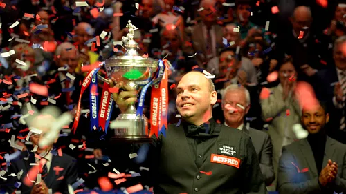 Magicianul a fost Stuart Bingham! Englezul a devenit cel mai neașteptat campion mondial la snooker din ultimii 10 ani, după ce l-a învins cu 18-15 pe Shaun Murphy