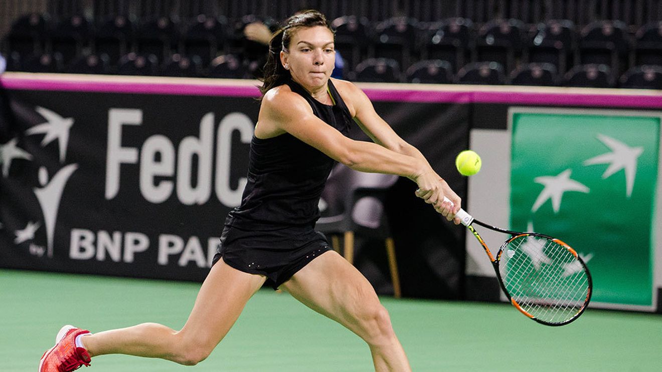 Simona Halep: "Ne dorim foarte mult să câștigăm partida cu Germania!" Niculescu: "Vrem să facem o treabă bună!"