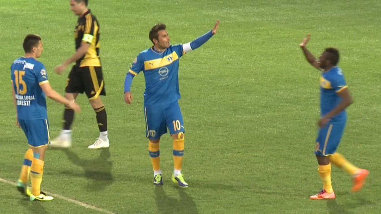 Petrolul - Sheriff Tiraspol: 2-2. Mutu, primele goluri în tricoul "lupilor"