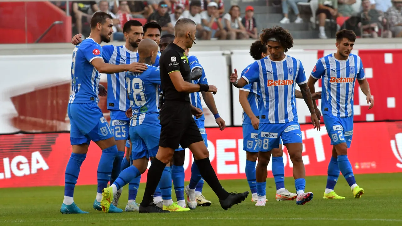 Sepsi - Universitatea Craiova 1-2, în etapa 5 din Superliga. Echipa olteană se impune datorită „dublei” lui Mitriță