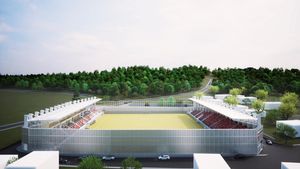 Se întâmplă într-un sat din România și toată lumea se întreabă dacă e sau nu normal așa ceva! Într-o localitate cu 2.000 de oameni se construiește un stadion „bijuterie” cu 3.000 de locuri și care costă 12.000.000 de euro