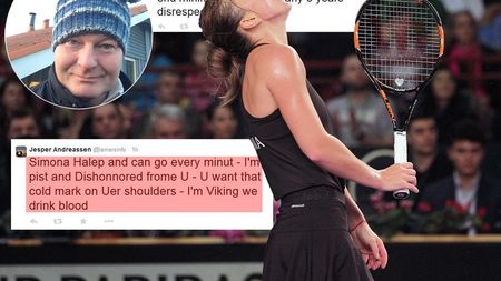 Halep, amenințată cu moartea pe Twitter de un danez gelos: "Vei muri". Specialiștii avertizează: "Este un psihopat sexual cu grad de risc". WTA, măsuri de siguranță sporite la Stuttgart. Danezul și-a cerut scuze lui Halep: "Îmi pare rău, nu o să mai fac niciodată"