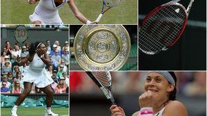"Wilson Wins Wimbledon". Regula nescrisă la All England Club: dominația totală impusă de producătorul american asupra competiției feminine. "Racheta Wilson, în general, răsplătește jocul agresiv, mai drept, mai tăios, ca cel de pe iarbă"