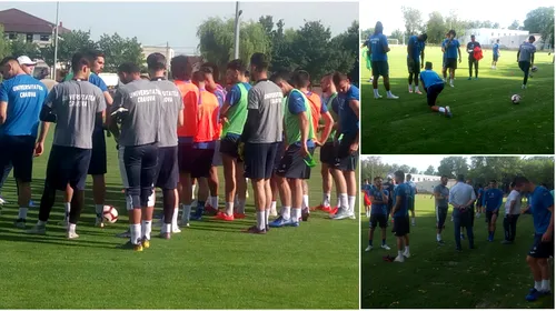 FOTO | U Craiova s-a reunit. Mai multe noutăți în stafful tehnic decât în lotul de jucători la primul antrenament pentru noul sezon. 9 fotbaliști sunt pe lista de transferuri