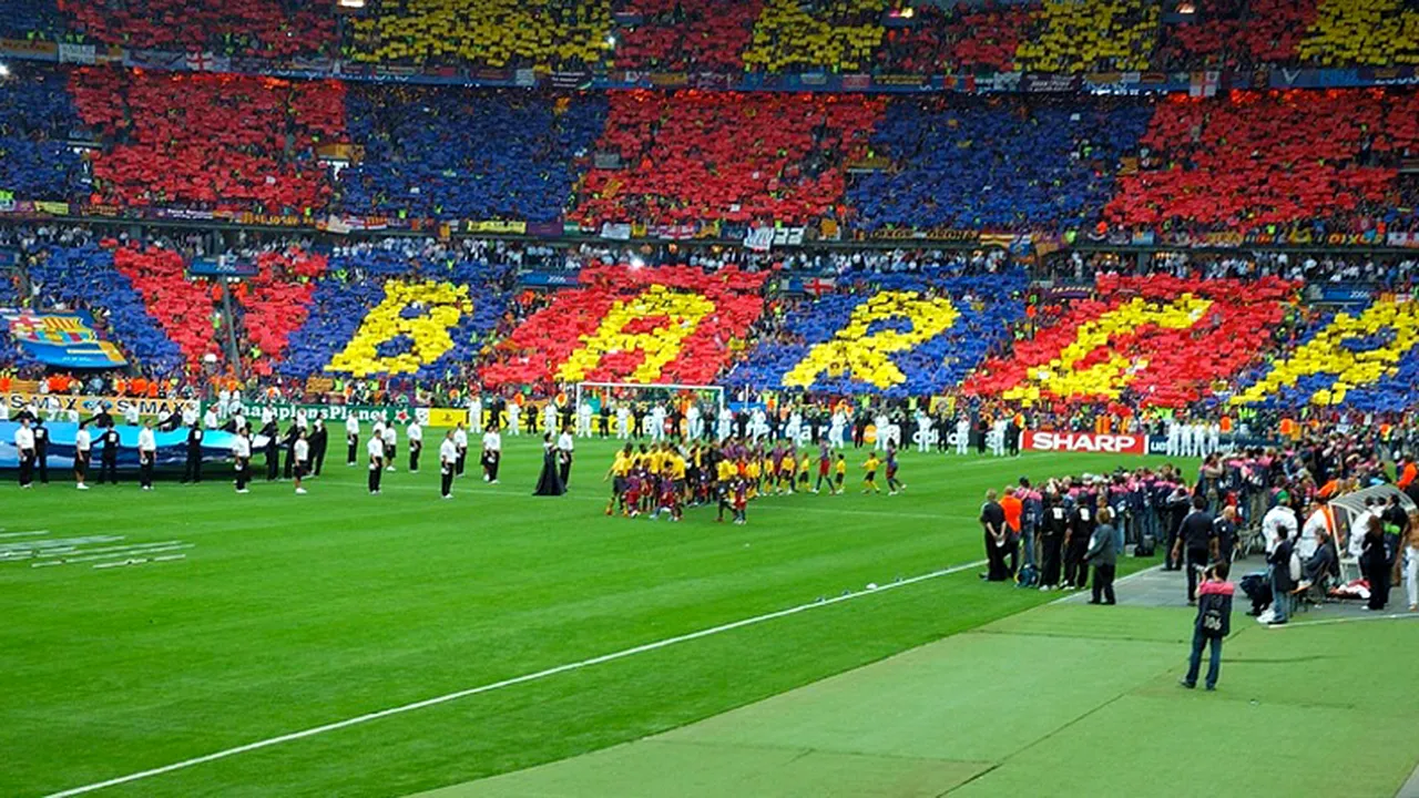 Ce-i așteaptă pe germani la retur!** FOTO Fanii catalani pregătesc o coregrafie fabuloasă